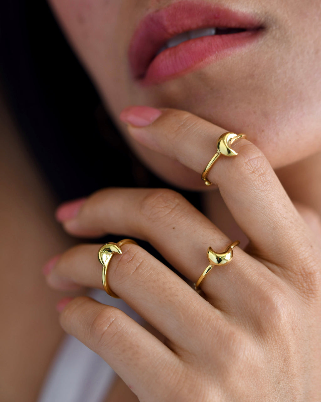 Stakable Moon Rings – Theloomart